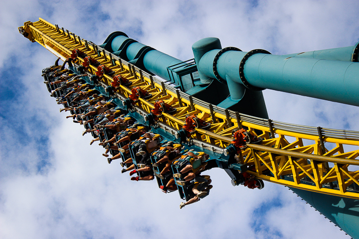 The Vertical Velocity Roller Coaster at Six Flags Great America, Gurnee, Illinois