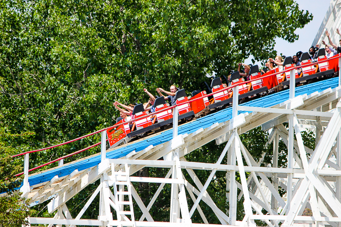 The Demon Roller Coaster at Six Flags Great America, Gurnee, Illinois