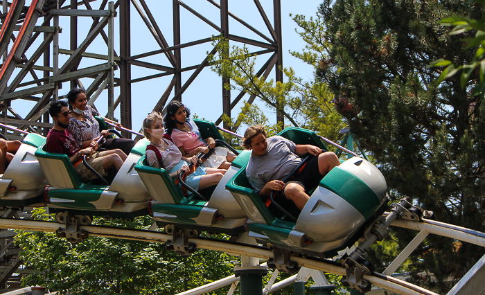 The Sprocket Rockets Roller Coaster at Six Flags Great America, Gurnee, Illinois