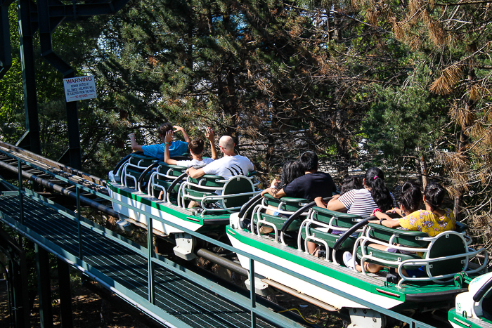 The Whizzer Roller Coaster at Six Flags Great America, Gurnee, Illinois