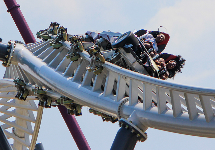 The Maxx Force Roller Coaster at Six Flags Great America, Gurnee, Illinois