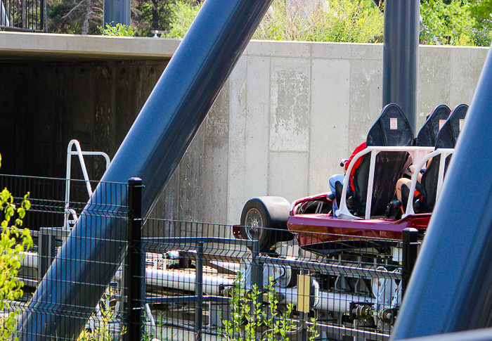 The Maxx Force Roller Coaster at Six Flags Great America, Gurnee, Illinois