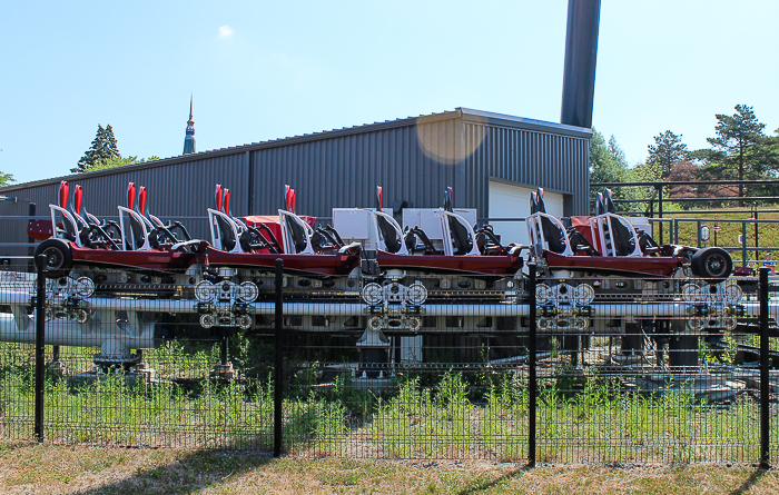 The Maxx Force Roller Coaster at Six Flags Great America, Gurnee, Illinois