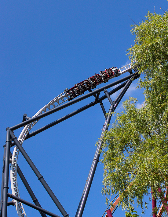 The Maxx Force Roller Coaster at Six Flags Great America, Gurnee, Illinois