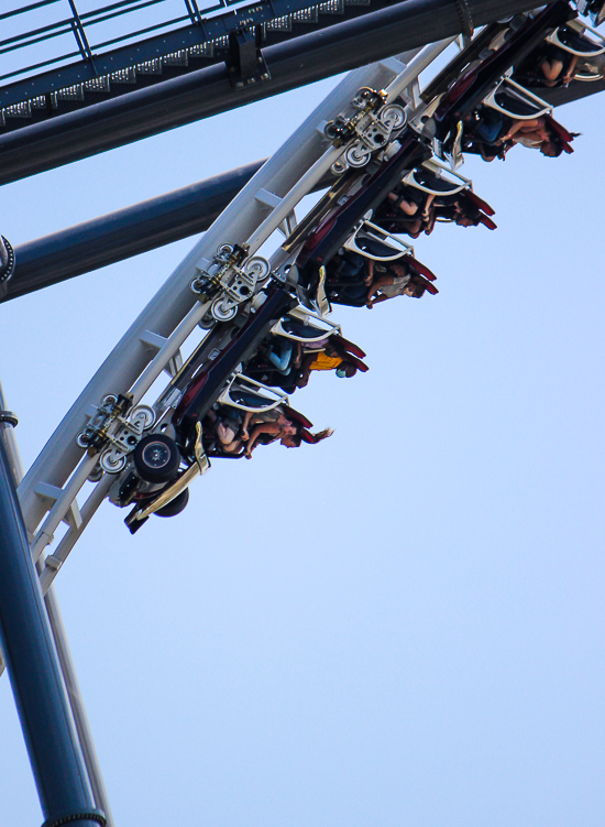 The Maxx Force Roller Coaster at Six Flags Great America, Gurnee, Illinois