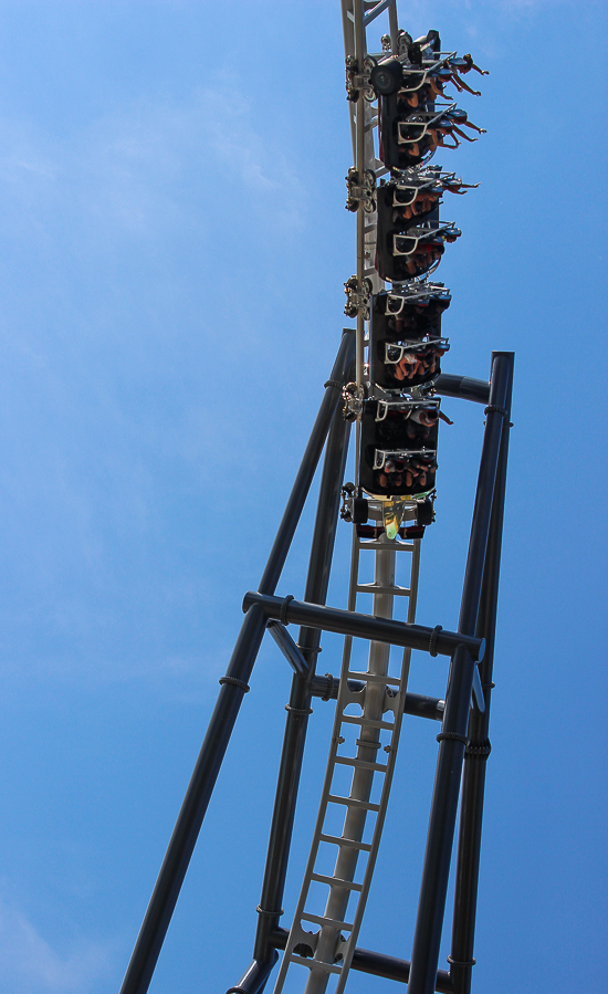 The Maxx Force Roller Coaster at Six Flags Great America, Gurnee, Illinois