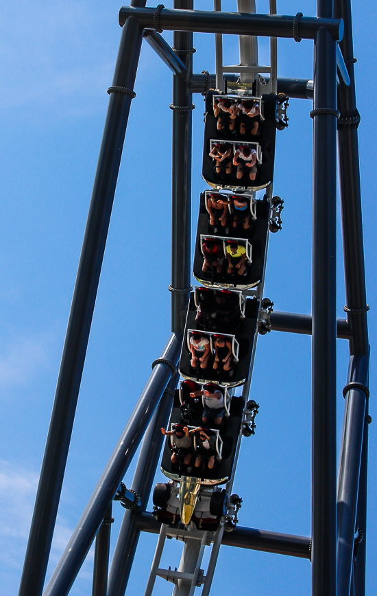 The Maxx Force Roller Coaster at Six Flags Great America, Gurnee, Illinois