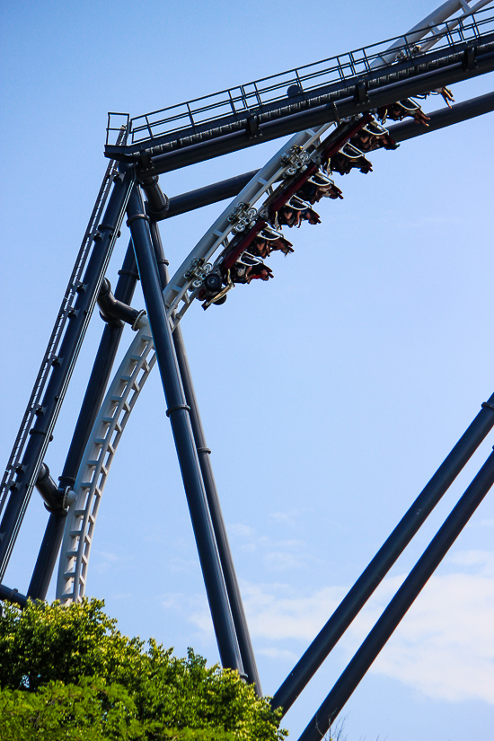 The Maxx Force Roller Coaster at Six Flags Great America, Gurnee, Illinois