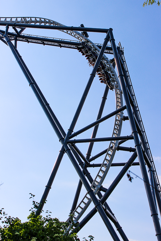 The Maxx Force Roller Coaster at Six Flags Great America, Gurnee, Illinois