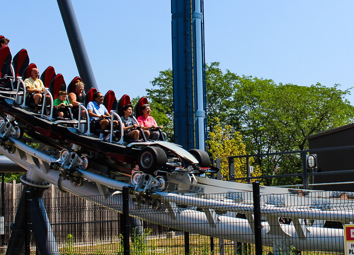 The Maxx Force Roller Coaster at Six Flags Great America, Gurnee, Illinois