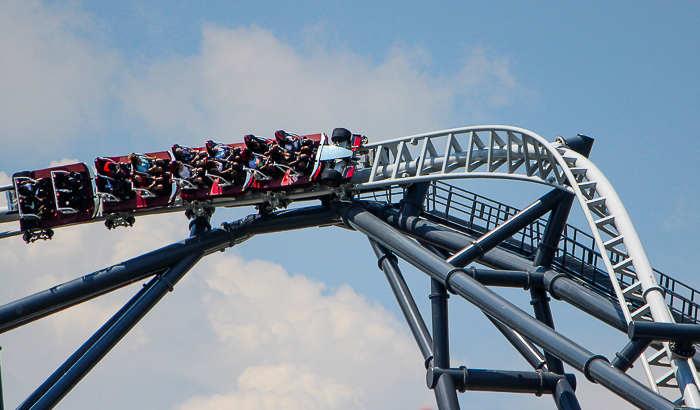 The Maxx Force Roller Coaster at Six Flags Great America, Gurnee, Illinois