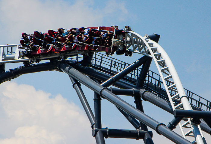 The Maxx Force Roller Coaster at Six Flags Great America, Gurnee, Illinois