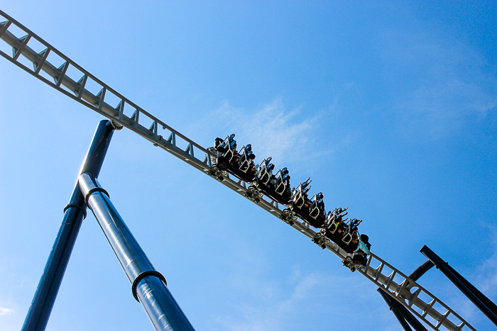 The Maxx Force Roller Coaster at Six Flags Great America, Gurnee, Illinois