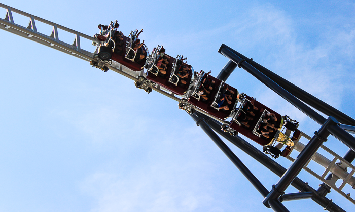 The Maxx Force Roller Coaster at Six Flags Great America, Gurnee, Illinois