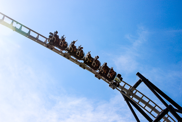 The Maxx Force Roller Coaster at Six Flags Great America, Gurnee, Illinois