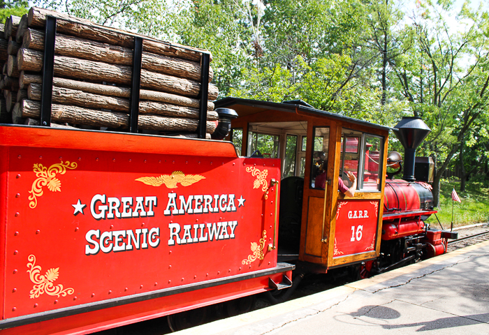 The Great America Railway at Six Flags Great America, Gurnee, Illinois