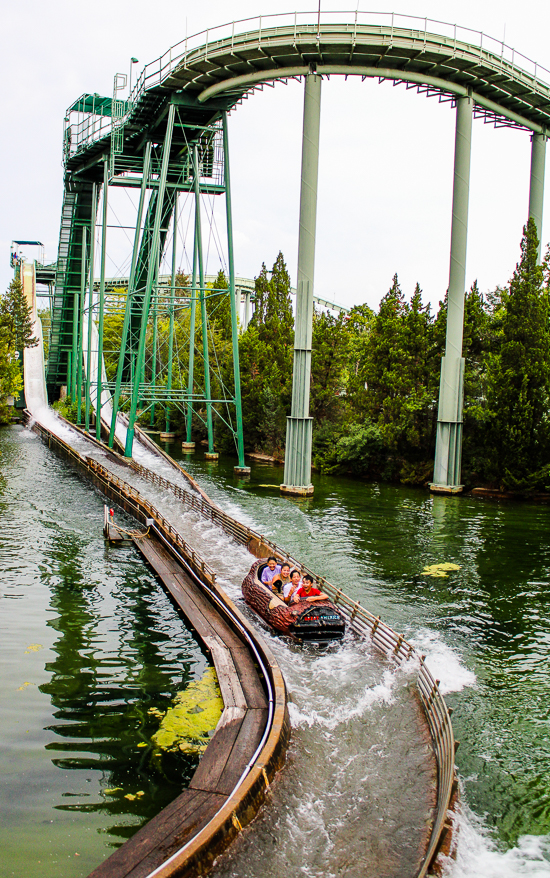 The Logger's Run Log Flume at Six Flags Great America, Gurnee, Illinois