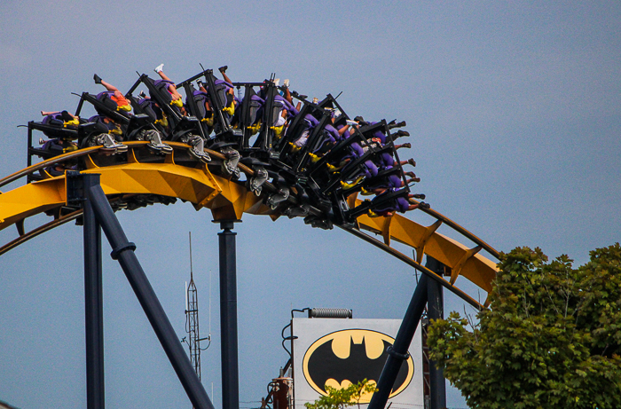 Batman:  The Ride, at Six Flags Great America, Gurnee, Illinois