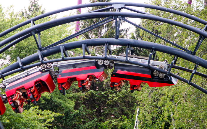 The Demon roller coaster at Six Flags Great America, Gurnee, Illinois