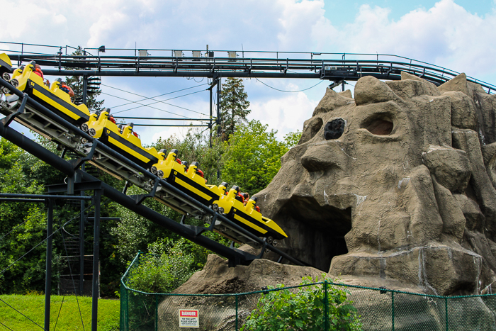 The Demon roller coaster at Six Flags Great America, Gurnee, Illinois