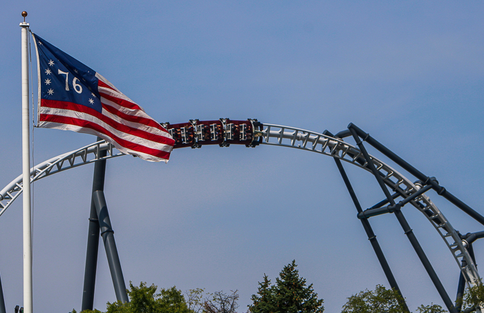 Maxx Force launched coaster at Six Flags Great America, Gurnee, Illinois