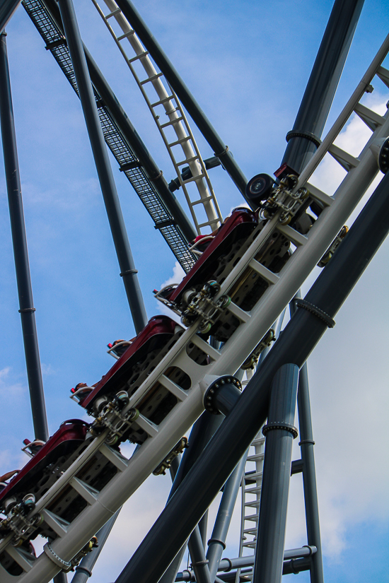 Maxx Force launched coaster at Six Flags Great America, Gurnee, Illinois