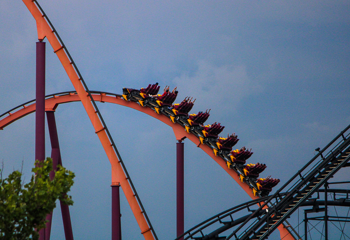 The Raging Bull Roller Coaster at Six Flags Great America, Gurnee, Illinois