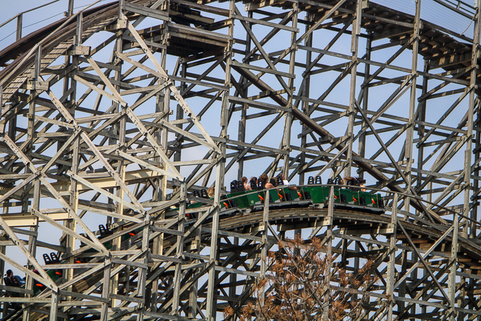 The Viper Roller Coaster at Six Flags Great America, Gurnee, Illinois