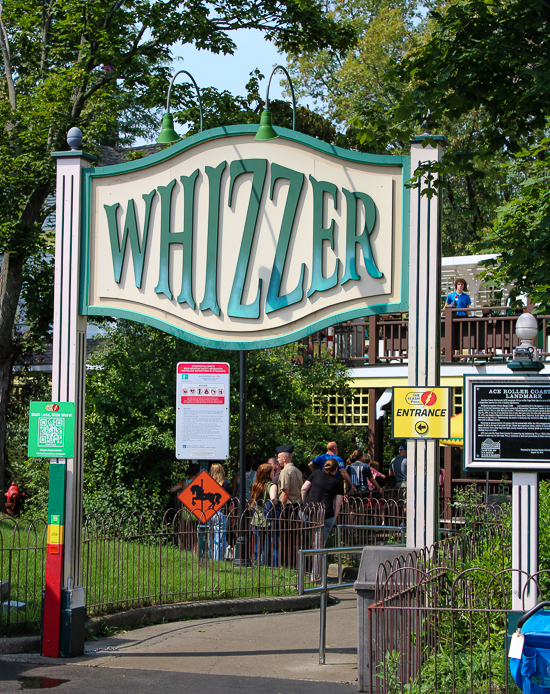 The Whizzer roller coaster at Six Flags Great America, Gurnee, Illinois