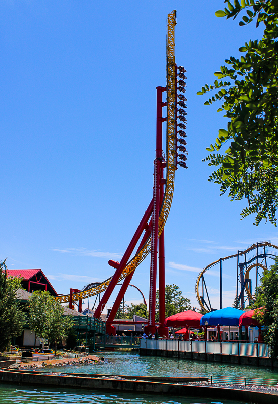 The Goliath roller coaster at Six Flags Great America, Gurnee, Illinois