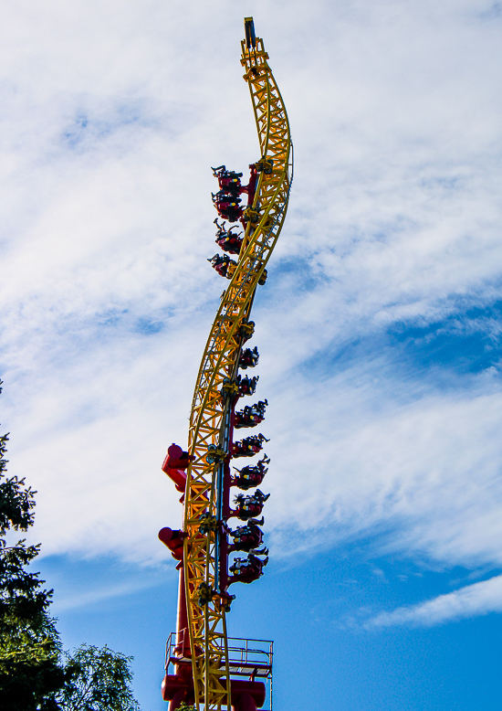 The Goliath roller coaster at Six Flags Great America, Gurnee, Illinois