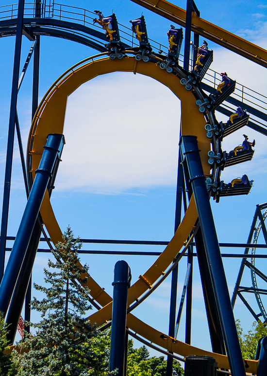 The Batman The Ride at Six Flags Great America, Gurnee, Illinois