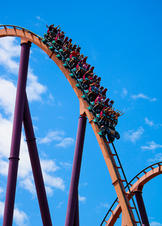 The Raging Bull Roller Coaster at Six Flags Great America, Gurnee, Illinois