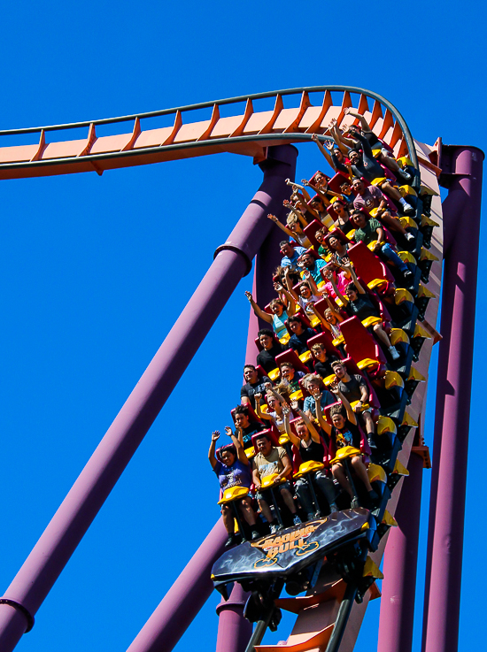 The Raging Bull Roller Coaster at Six Flags Great America, Gurnee, Illinois