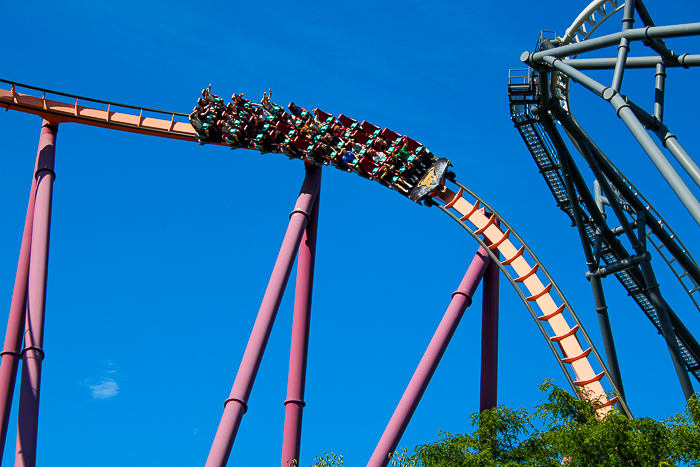 The Raging Bull Roller Coaster at Six Flags Great America, Gurnee, Illinois