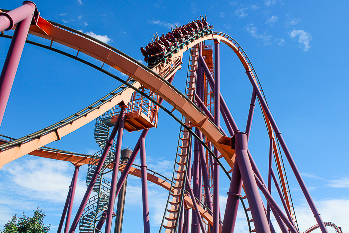 The Raging Bull Roller Coaster at Six Flags Great America, Gurnee, Illinois