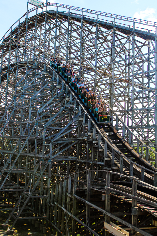 The Viper Roller Coaster at Six Flags Great America, Gurnee, Illinois