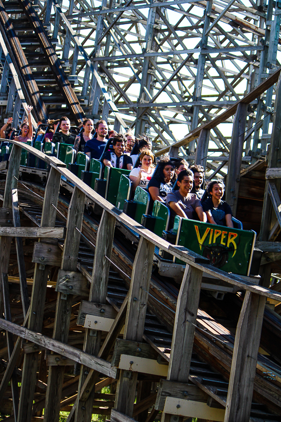 The Viper Roller Coaster at Six Flags Great America, Gurnee, Illinois