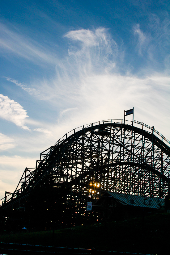 The Viper roller coaster at Six Flags Great America, Gurnee, Illinois