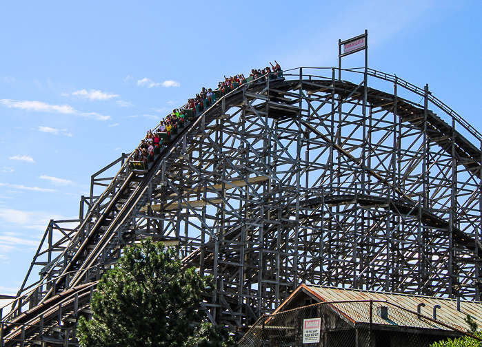 The Viper roller coaster at Six Flags Great America, Gurnee, Illinois