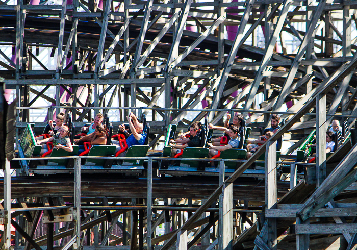 The Viper Roller Coaster at Six Flags Great America, Gurnee, Illinois