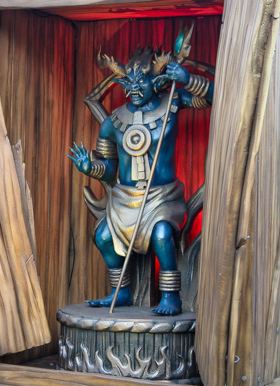 The new for 2025 Wrath of Rakshasa coaster at Six Flags Great America, Gurnee, Illinois