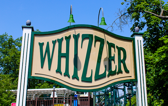 The Whizzer at Six Flags Great America, Gurnee, Illinois