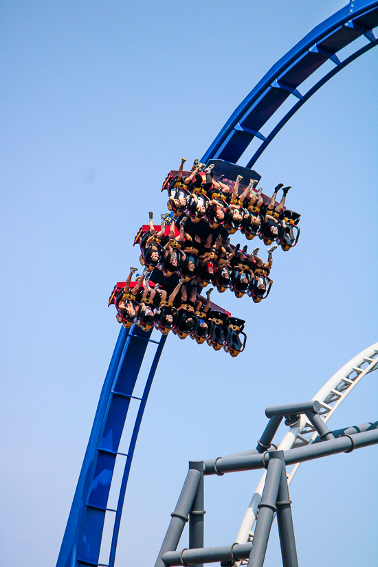 The new for 2025 Wrath of Rakshasa coaster at Six Flags Great America, Gurnee, Illinois