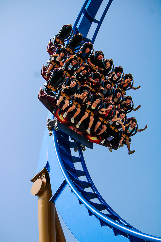 The new for 2025 Wrath of Rakshasa coaster at Six Flags Great America, Gurnee, Illinois