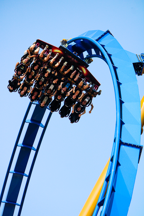 The new for 2025 Wrath of Rakshasa coaster at Six Flags Great America, Gurnee, Illinois