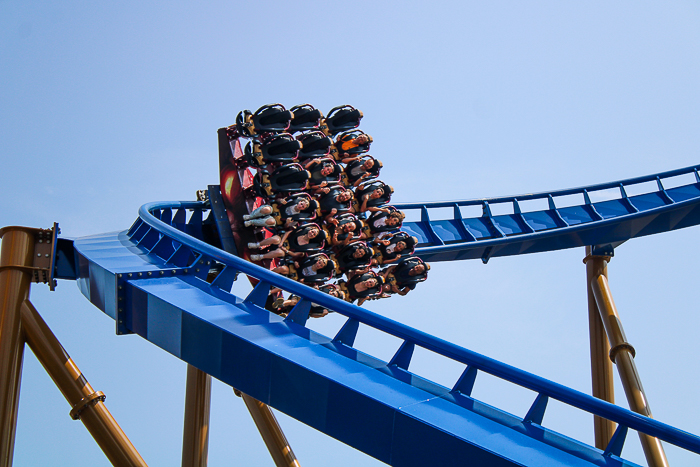 The new for 2025 Wrath of Rakshasa coaster at Six Flags Great America, Gurnee, Illinois