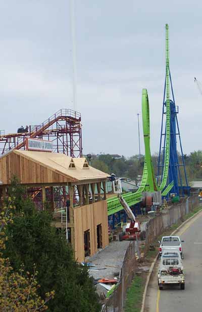 Greezed Lightnin' Construction @ Six Flags Kentucky Kingdom