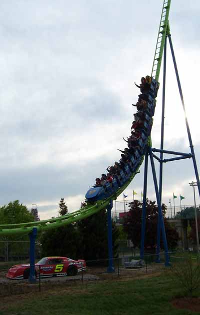 Greezed Lightnin's Back Spike @ Six Flags Kentucky Kingdom