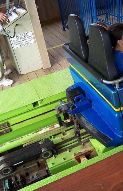 Greezed Lightnin's Launch Mechanism @ Six Flags Kentucky Kingdom